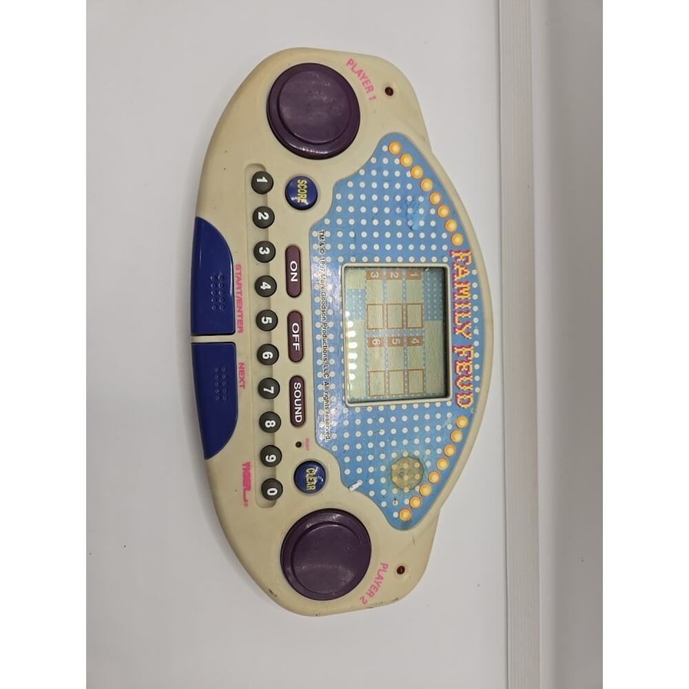 Tiger Family Feud Handheld Game Electronic Unit Cartridge Vintage 1997